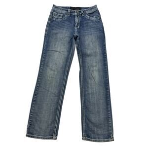 TK Axel Jeans Boys 12 Blue Denim Straight Adjustable Waist